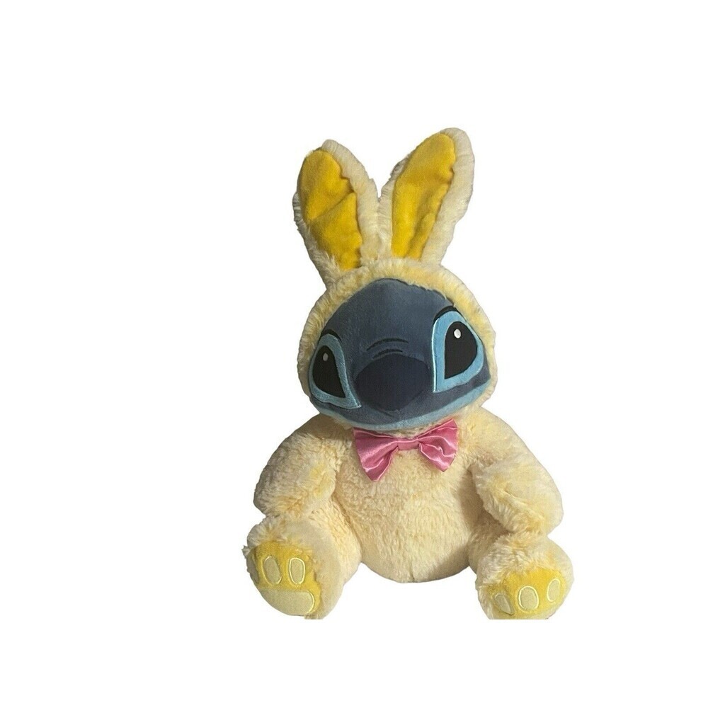 Disney Store 15" Soft Lilo & Stitch Easter Bunny Stuffed Animal Toy Plush 2021